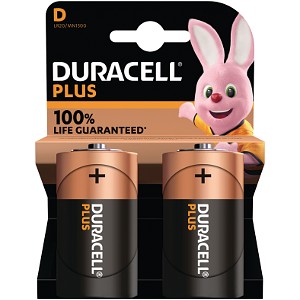 Duracell Plus Tipo D (Confezione da 2)