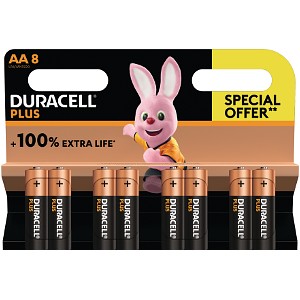 Duracell Plus Power AA 8PK offerta speciale