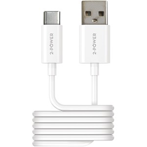 2-Power 1M USB-A to USB-C USB Cable