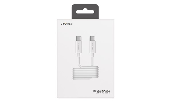 2-Power 1M USB-C to USB-C USB Cable