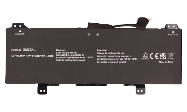 GM02XL Batteria (2 Celle)