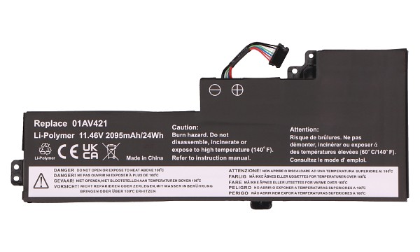 ThinkPad T470P 20J7 Batteria (3 Celle)