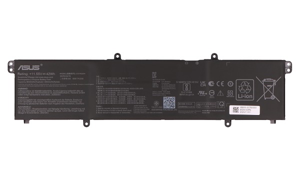 ExpertBook B1 PX455CEPE Batteria (3 Celle)