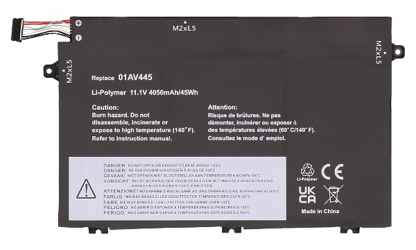 E41-55 82FJ Batteria (3 Celle)