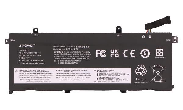 ThinkPad P14s Gen 1 20Y1 Batteria (3 Celle)