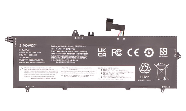 ThinkPad T495s 20QJ Batteria (3 Celle)