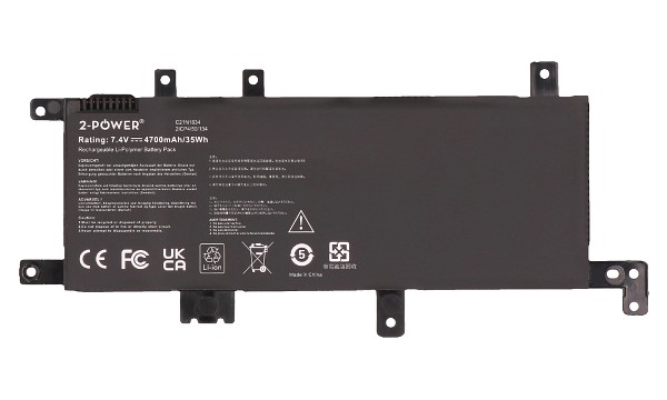 X542UQ Batteria (2 Celle)