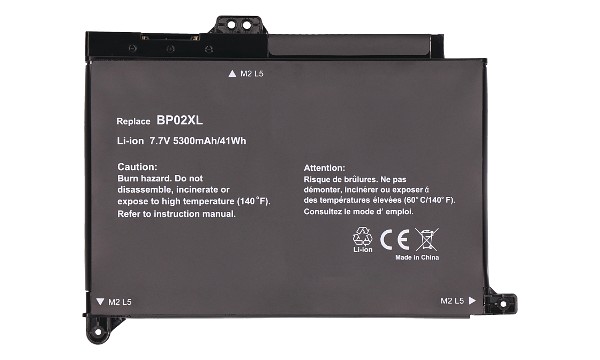 Pavilion Gaming  15-ak109nl Batteria (2 Celle)