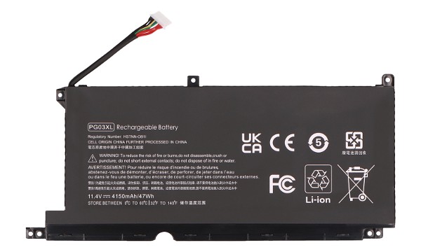 Gaming Pavilion 15-dk0125TX Batteria (3 Celle)