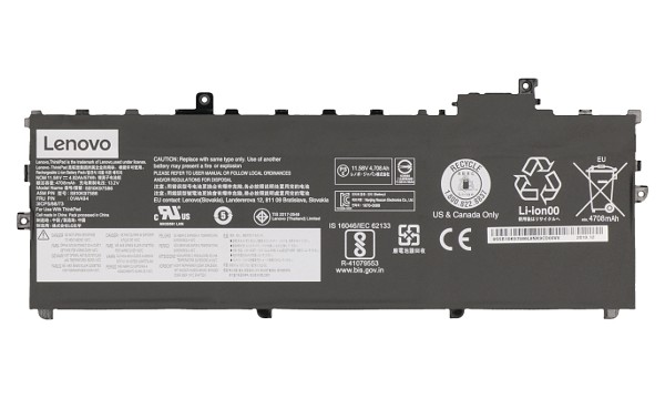 ThinkPad X1 Carbon 20K3 Batteria (3 Celle)