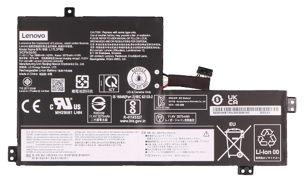 Chromebook S340-14 Touch 81V3 Batteria (3 Celle)