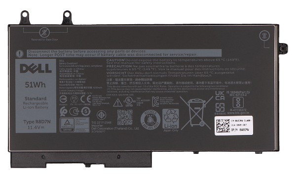 TNT6H Batteria (3 Celle)