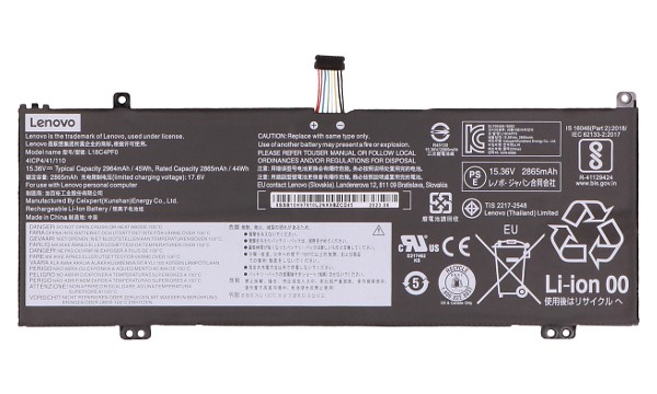 Thinkbook 13S-IWL 20R9 Batteria (4 Celle)