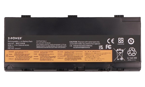 ThinkPad P51 20MN Batteria (6 Celle)